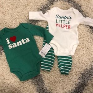 carters baby santa outfit